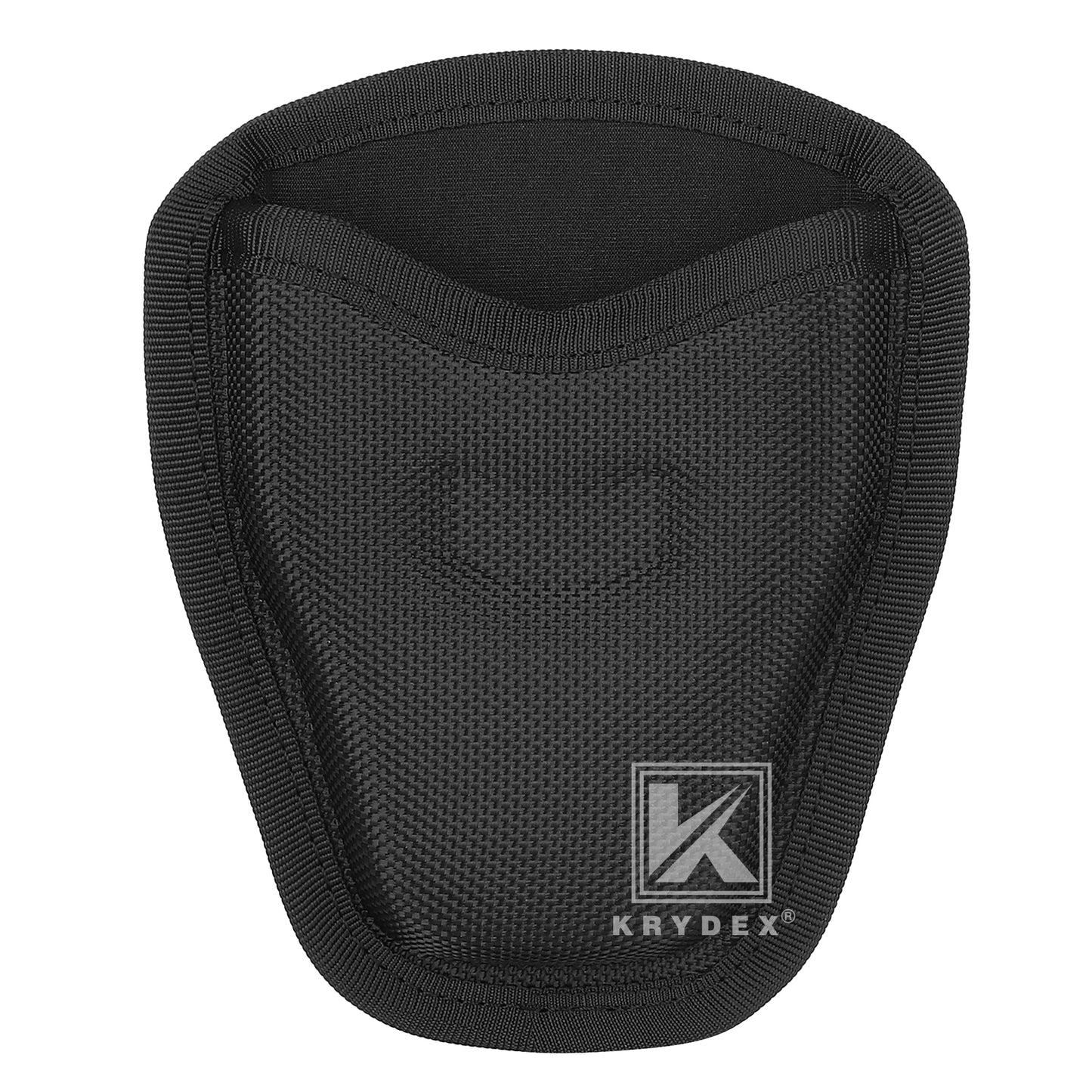 Krydex Open Top Handcuff Case Single Classic Handcuff Pouch Fits 2” & 2.25” Duty Belt For Police Law Enforcement & Security Guard Equipment