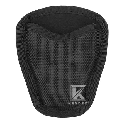 Krydex Open Top Handcuff Case Single Classic Handcuff Pouch Fits 2” & 2.25” Duty Belt For Police Law Enforcement & Security Guard Equipment