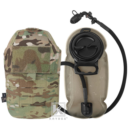 Krydex Tactical 1.5L 50oz Hydration Bladder Pouch Low Profile Hydra Carrier MOLLE Water Pack