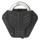 Krydex Handcuff Holster 360° Rotatable Dual-Lock Mount For 1.5”-2.25” Belt & MOLLE Clip Fits S&W Model 100/ASP/Peerless Chain Handcuffs Holder