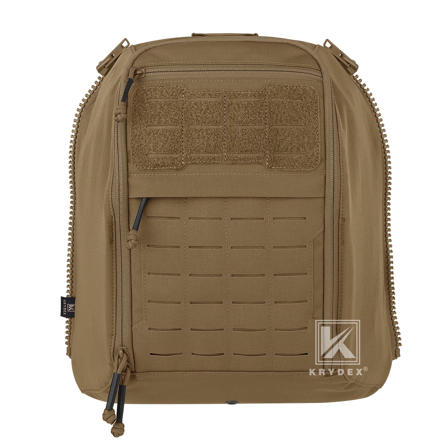 Krydex Tactical Zip-on Back Panel for Scarab Vest MOLLE Helmet Hydration Backpack