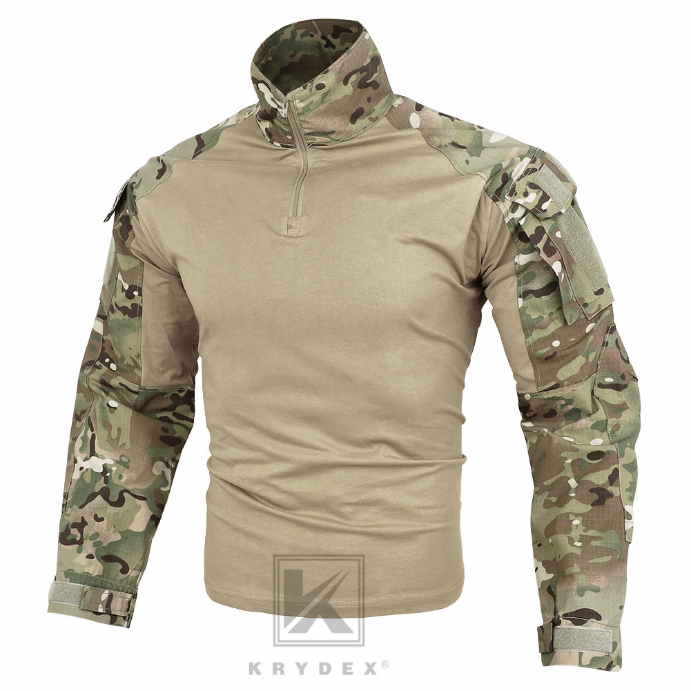 マーシャルデリート ダーツデリート GR付き 3重スリーブ付き KRYDEX Combat Shirt Tactical Army Assault BDU Top Blouse