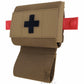 Krydex Tactical Micro Trauma Pouch MED IFAK Kit First Aid Insert Medical Holder Removable Tourniquet Holder MOLLE & Belt Compatible