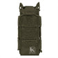 Krydex Tactical 9mm Magazine Pouch Open Top Pistol Mag Carrier Rapid Access MOLLE Compatible