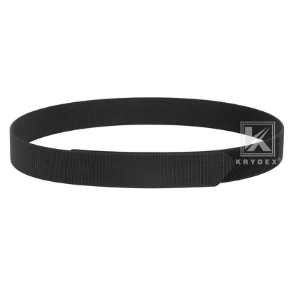 Krydex Buckleless Duty Belt No-Scratch Nylon Belt 1.5" No Metal Buckle Belt w/Hook & Loop Closure Adjustable for Work Travel Mechanic Driver