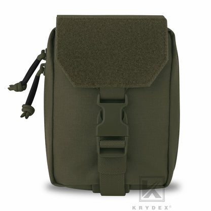 Krydex Tactical Rip Away Medical Pouch Tear Off First Aid IFAK Pouch Trauma Bag Molle & Belt Outdoor Emergency Survival Bag