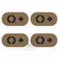 Krydex 4pcs AB+ POS Blood Type Patches Tactical Reflective Hook & Loop Badge First Aid Emergency IFAK Trauma Patch 2x1 In.