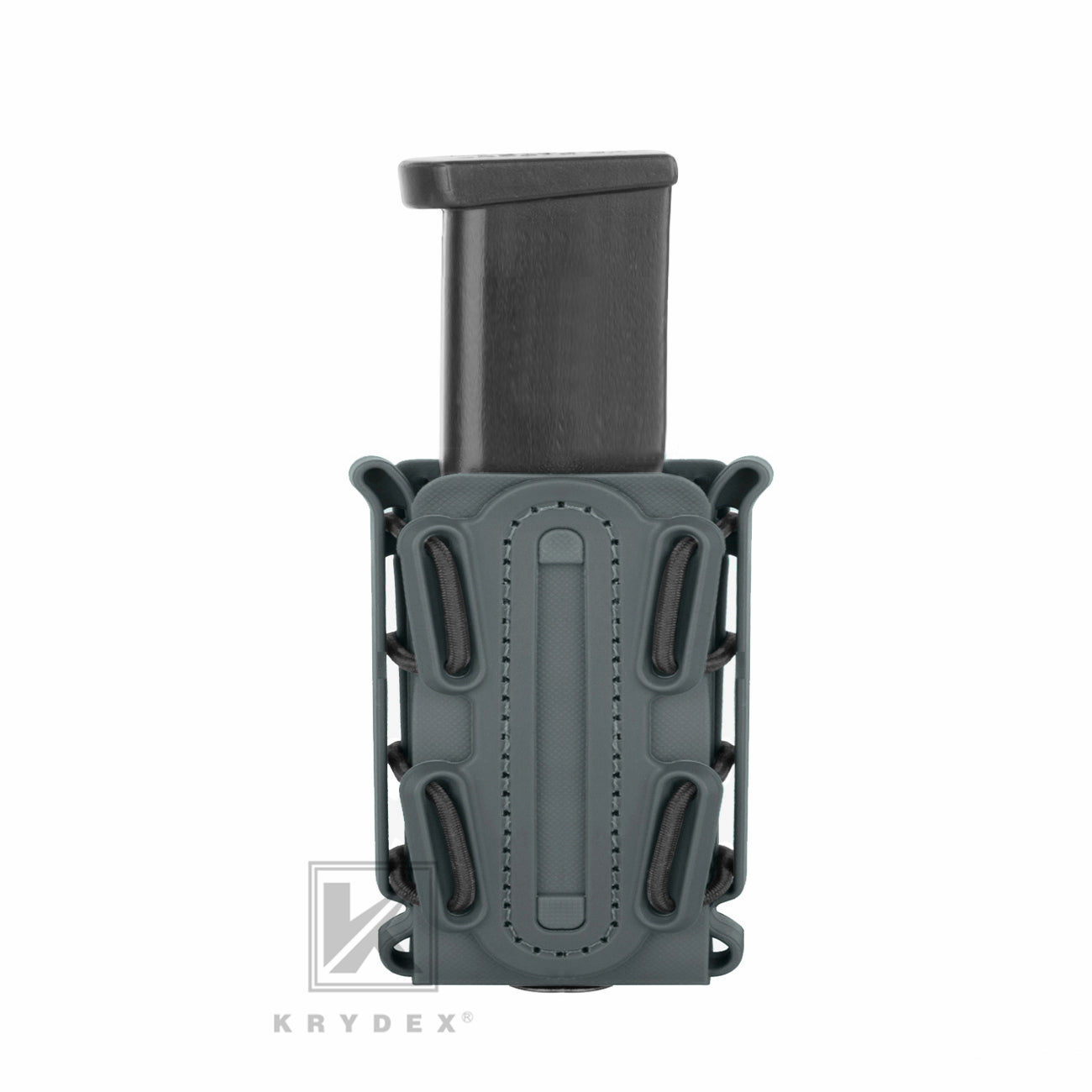 KRYDEX Soft Shell 9mm Pistol Mag Pouch Magazine Carrier Holder with Belt Clip Short