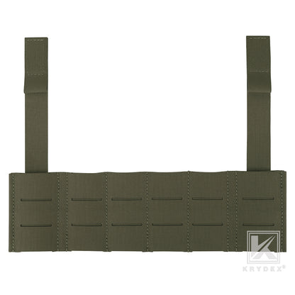 Krydex Tactical Chest Rig MOLLE Panel Front Chest Holder Bridge Phone Mount for D3CR MK3 MK4 UW SOP Rigs