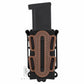 KRYDEX Soft Shell 9mm Pistol Mag Pouch Magazine Carrier Holder with Belt Clip Short