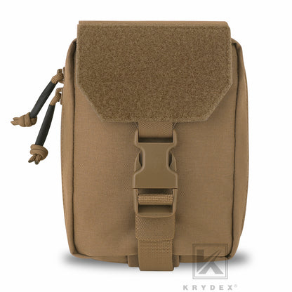 Krydex Tactical Rip Away Medical Pouch Tear Off First Aid IFAK Pouch Trauma Bag Molle & Belt Outdoor Emergency Survival Bag
