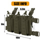 Krydex Tactical Triple Elastic 556 Magazine Pouch Placard GP Pouch Low-Profile Mag Holders for Chest Rig and Vest