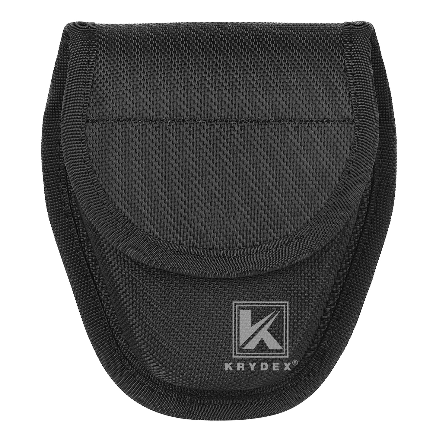 Krydex Hidden Snap Classic Handcuff Case Double Handcuff Pouch Fits 2” & 2.25” Duty Belt For Police Law Enforcement & Security Guard Equipment