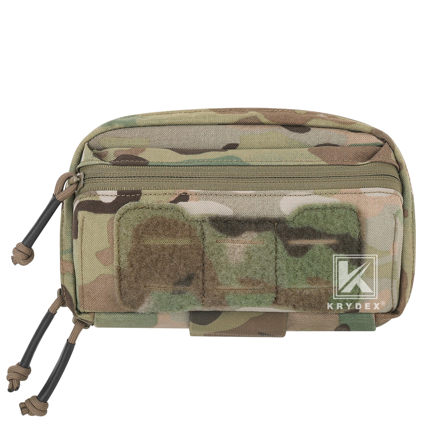 Krydex Tactical Admin Pouch Chest Bag MOLLE Utility Pouch Front Pocket for Vest and Chest Rig