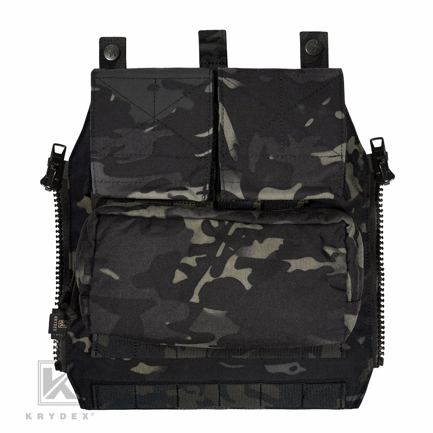 KRYDEX Quick Zip-ON Panel Hydration Pack Platebag Tactical Pouch for CPC JPC2.0 Plate Carrier