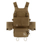KRYDEX Low Vis Slick Plate Carrier Tactical Vest Body Armor w/MK Micro Fight Chest Rig Set