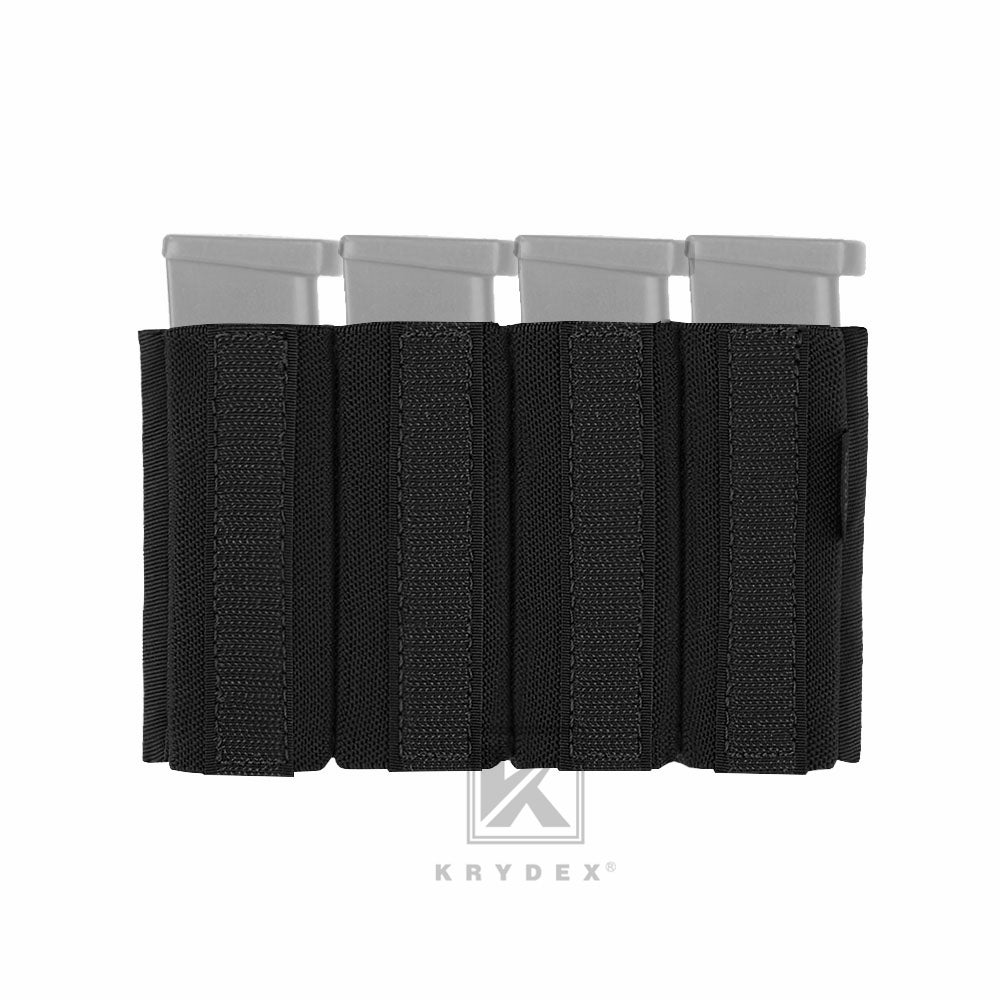 KRYDEX Quadruple Elastic Insert Pouch fit 1911 Mags for MK3 MK4