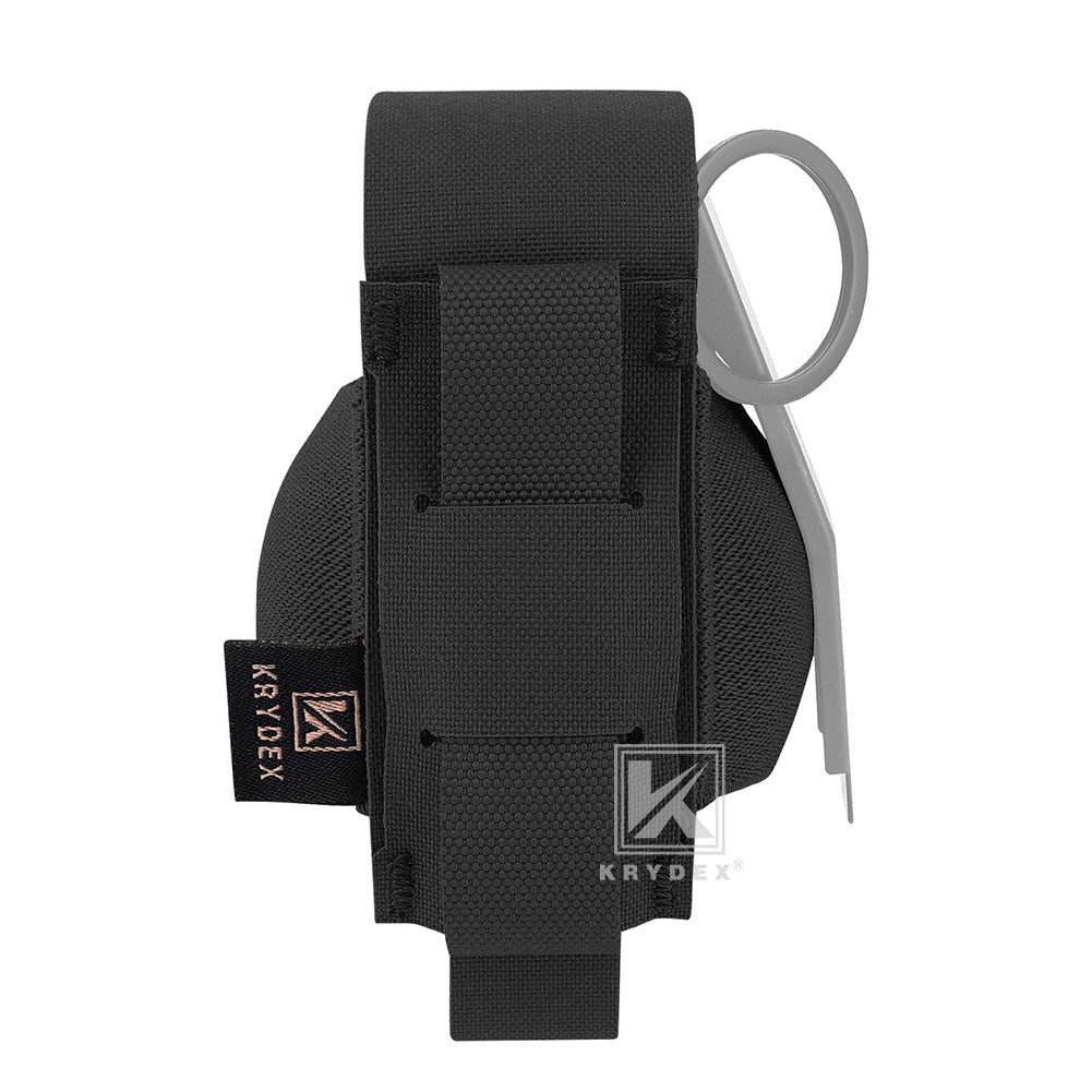 Krydex Tactical Elastic Frag Grenade Pouch MOLLE PALS & Belt system