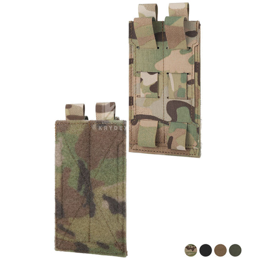 Krydex Tactical MOLLE Hook & Loop Panel Adapter Vest Mounting Platform for Pouches Patches ID Tags Backpacks Rucksacks