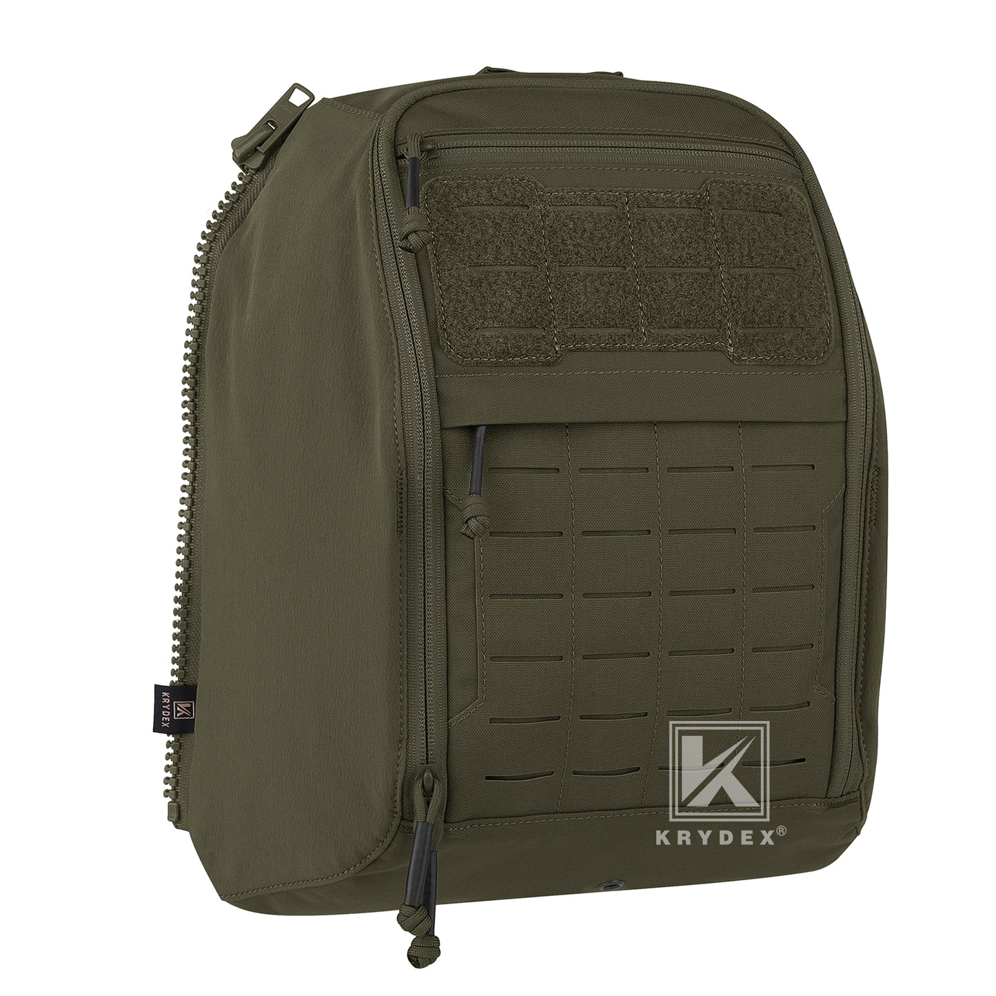Krydex Tactical Zip-on Back Panel for Scarab Vest MOLLE Helmet Hydration Backpack
