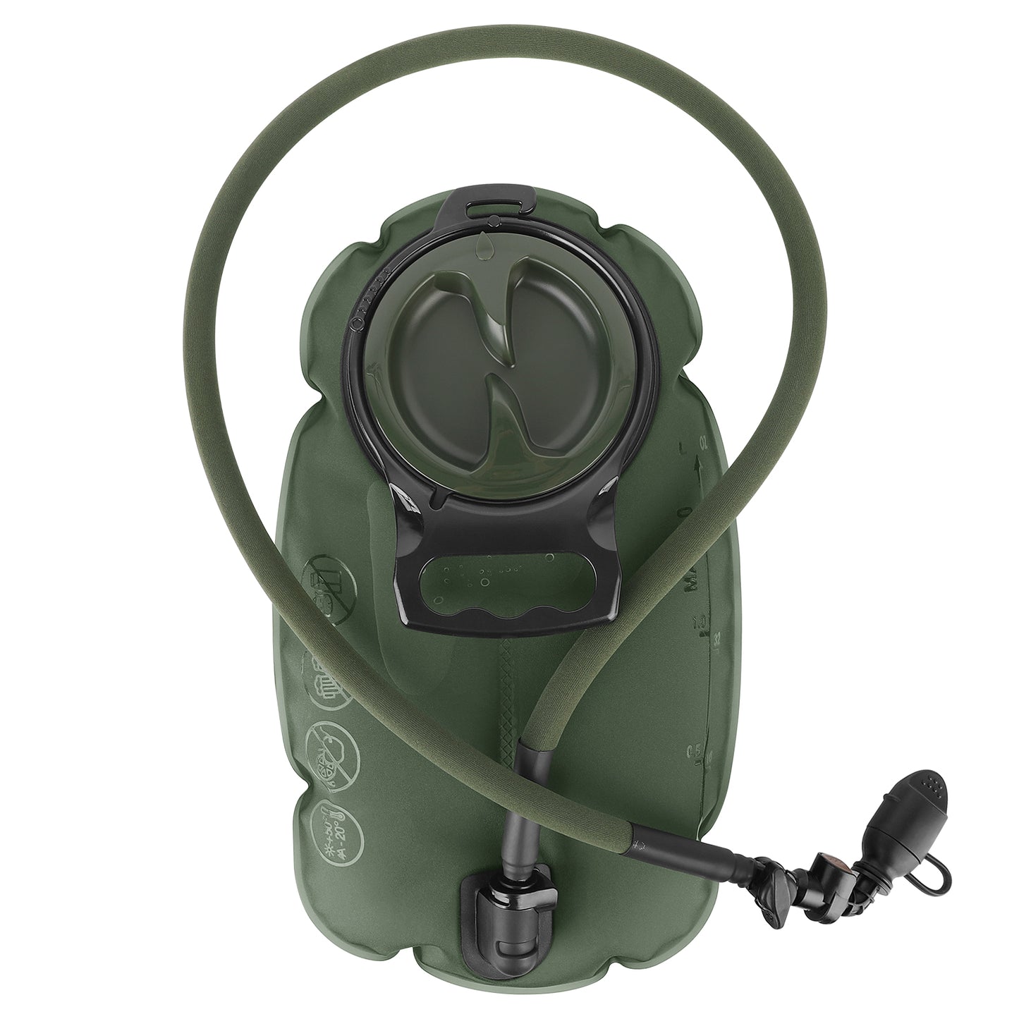 Krydex Tactical Hydration Pack 1.5L 50oz Water Bladder Carrier MOLLE for vest Hydro Backpack