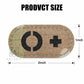 Krydex 4pcs AB+ POS Blood Type Patches Tactical Reflective Hook & Loop Badge First Aid Emergency IFAK Trauma Patch 2x1 In.
