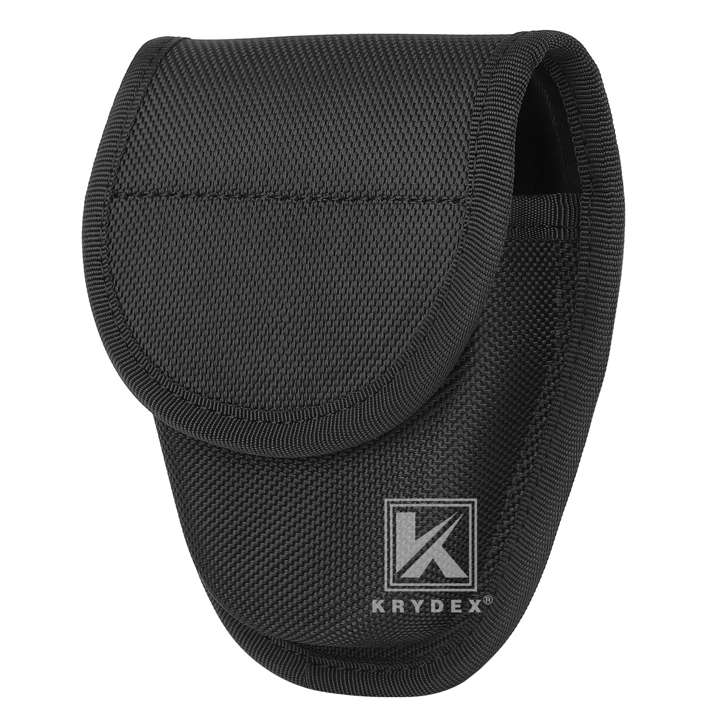 Krydex Hidden Snap Classic Handcuff Case Double Handcuff Pouch Fits 2” & 2.25” Duty Belt For Police Law Enforcement & Security Guard Equipment