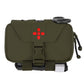 Krydex Tactical Rapid IFAK Pouch – Quick Release Tear-Off Medical Organizer MOLLE/Belt Mountable Trauma Kit 180° Flat Opening with Tourniquet & Shears Holder 500D Cordura