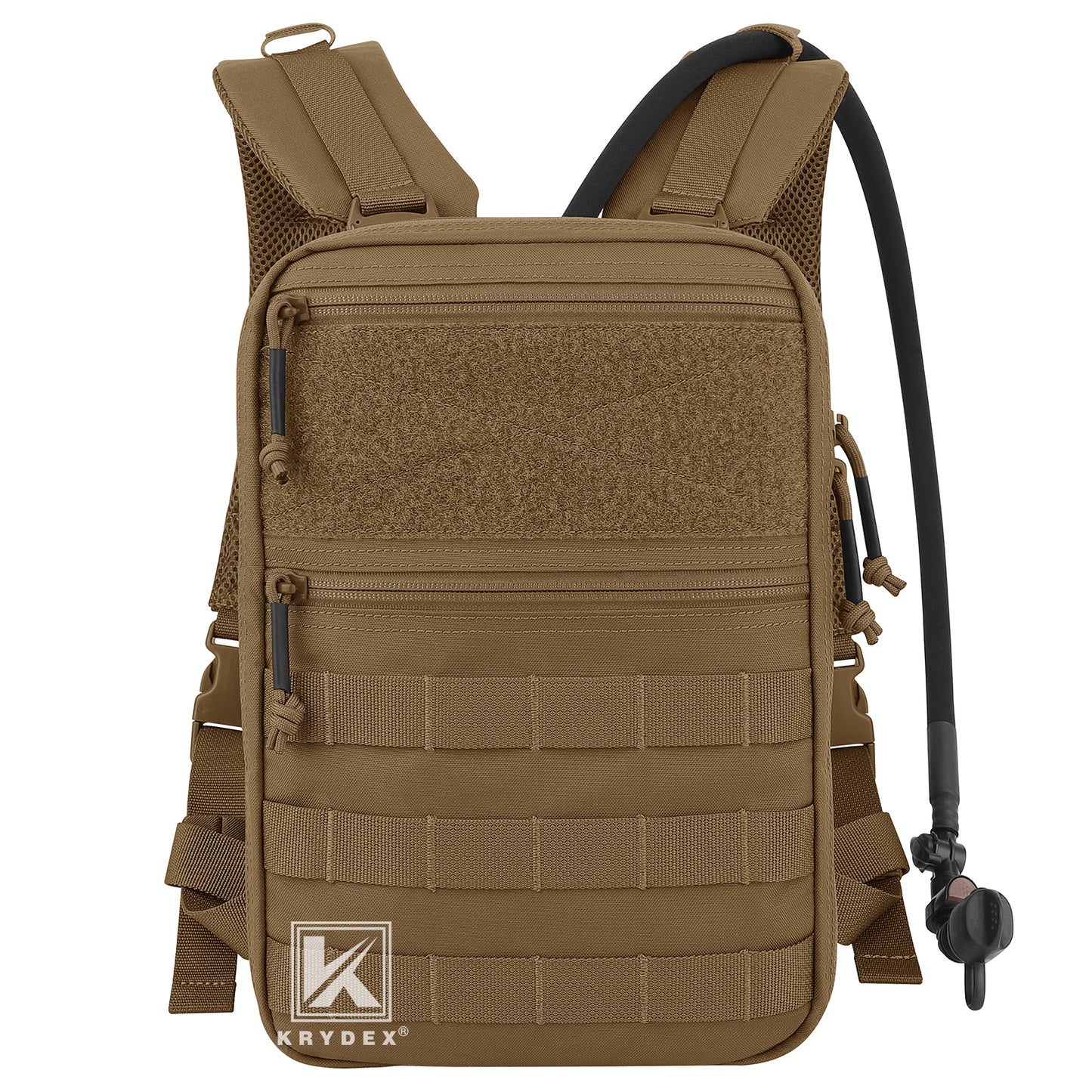Krydex Tactical Hydration Pack 1.5L 50oz Water Bladder Carrier MOLLE for vest Hydro Backpack