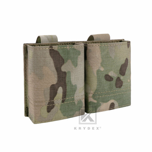 Krydex Tactical 5.56 Double Magazine Pouch M4 Mag Holder Duty Belt & Molle Compatible