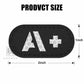 Krydex 4pcs AB+ POS Blood Type Patches Tactical Reflective Hook & Loop Badge First Aid Emergency IFAK Trauma Patch 2x1 In.