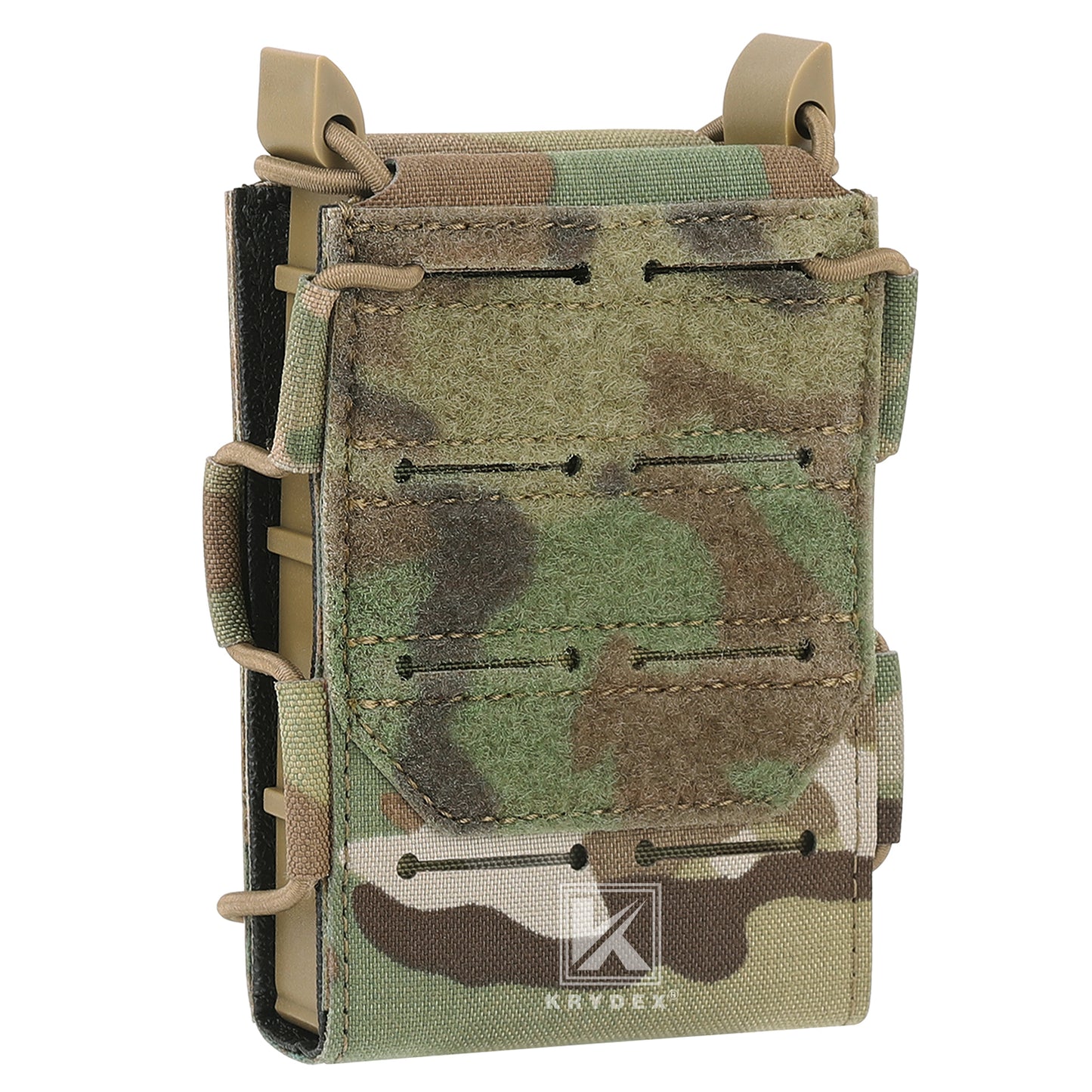 Krydex Tactical 556 Magazine Pouch Open Top Rifle Mag Carrier Rapid Access MOLLE Compatible