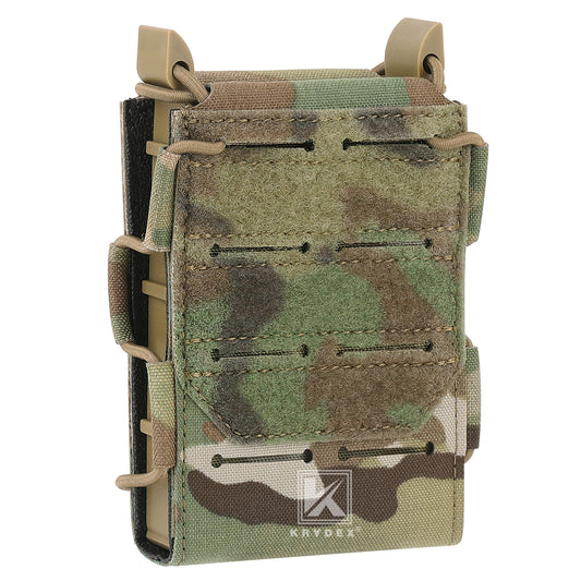 Krydex Tactical 556 Magazine Pouch Open Top Rifle Mag Carrier Rapid Access MOLLE Compatible