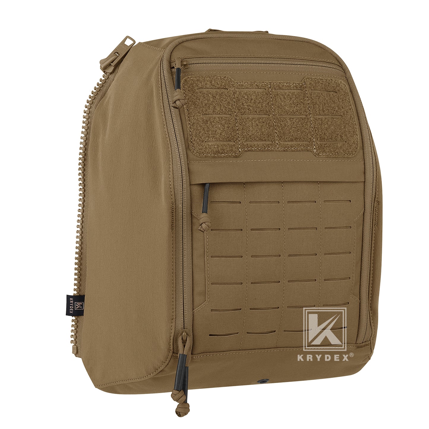 Krydex Tactical Zip-on Back Panel for Scarab Vest MOLLE Helmet Hydration Backpack