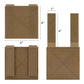 Krydex 4-Pack 4x4 Inch Dual-Sided Molle Patch Panel Hook & Loop Adapter Board for Patches Pouches & Accessories Reversible Hook/Loop Surface for Vests Backpacks & Tactical Gear Heavy-Duty Nylon