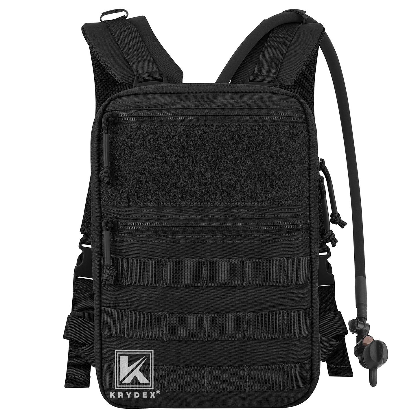 Krydex Tactical Hydration Pack 1.5L 50oz Water Bladder Carrier MOLLE for vest Hydro Backpack