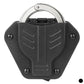 Krydex Handcuff Holster 360° Rotatable Dual-Lock Mount For 1.5”-2.25” Belt & MOLLE Clip Fits S&W Model 100/ASP/Peerless Chain Handcuffs Holder