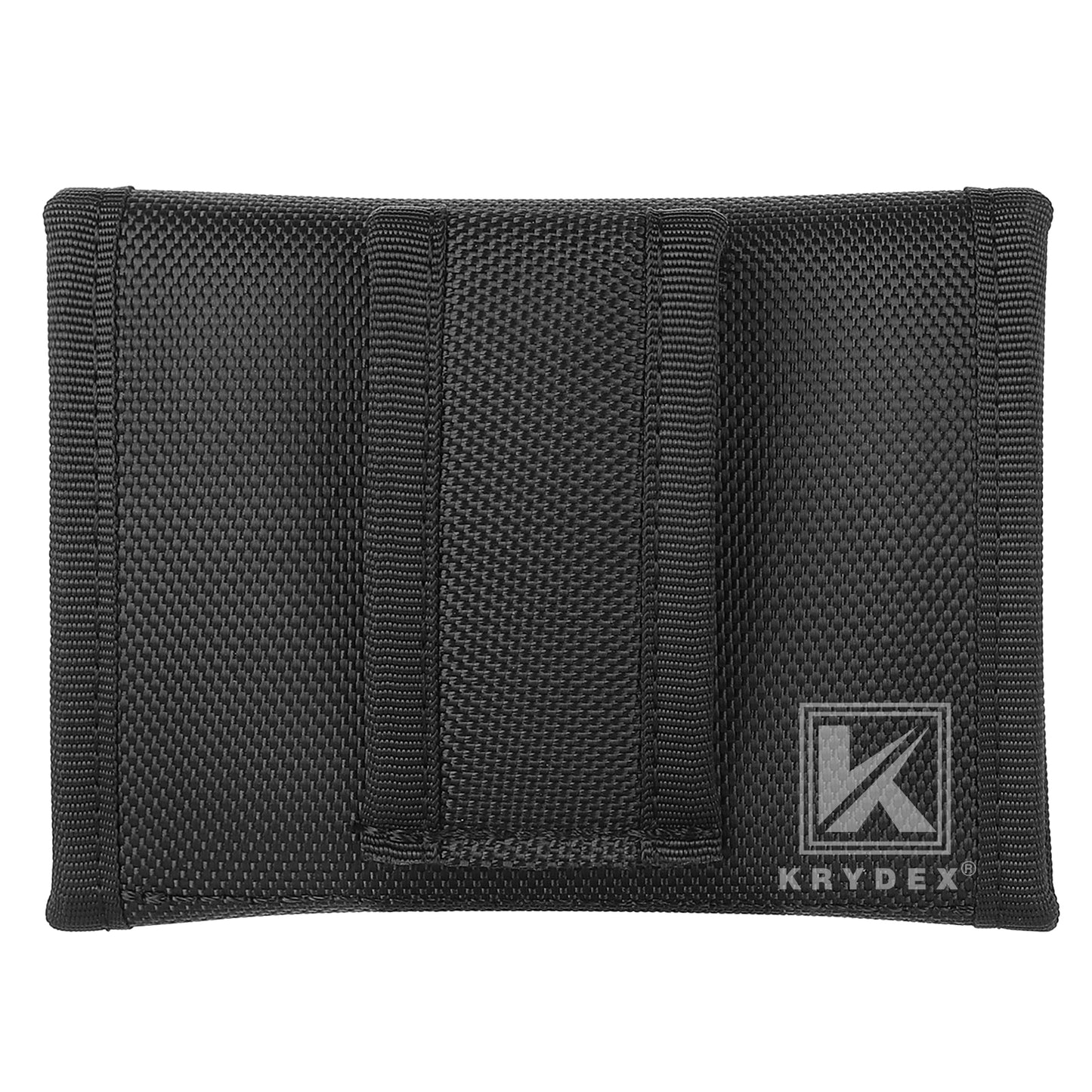 Krydex Flat Glove Holder Latex Nitrile Disposable Gloves Nylon Pouch Fits 2" & 2.25" Duty Belt For Police Firefighter Law enforcement EMT Paramedic First Responders