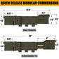 Krydex Tactical Modular Elastic Cummerbund Quick Release Buckle Vest Cummerbund Adjustable Triple Mag Holders Band Fits for K-Zero, JPC, CPC , LBT, FCPC