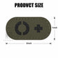Krydex 4pcs AB+ POS Blood Type Patches Tactical Reflective Hook & Loop Badge First Aid Emergency IFAK Trauma Patch 2x1 In.