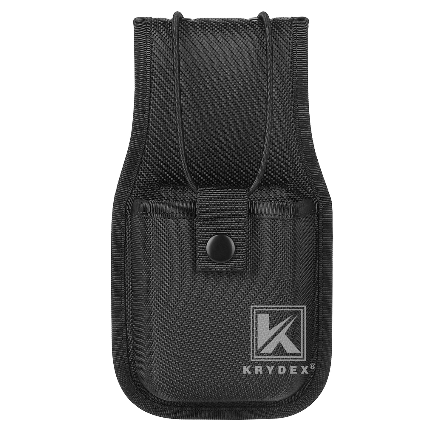 Krydex 1680D Nylon Radio Pouch for Duty Belt Universal Radio Holster Walkie Talkies for Police Security & Law Enforcement Heavy Duty Durable Fits 2" & 2.25" Belts