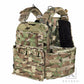 KRYDEX Tactical Plate Carrier Heavy Duty Modular MOLLE Vest