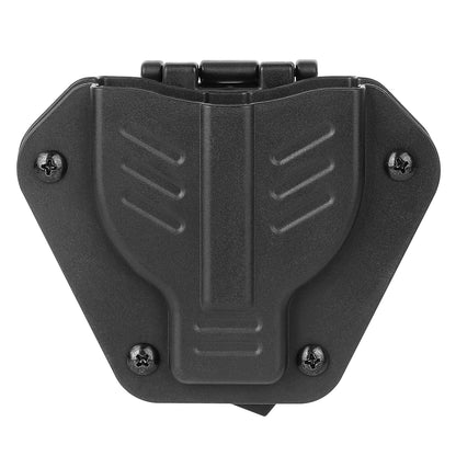 Krydex Handcuff Holster 360° Rotatable Dual-Lock Mount For 1.5”-2.25” Belt & MOLLE Clip Fits S&W Model 100/ASP/Peerless Chain Handcuffs Holder