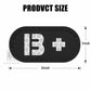 Krydex 4pcs AB+ POS Blood Type Patches Tactical Reflective Hook & Loop Badge First Aid Emergency IFAK Trauma Patch 2x1 In.