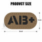 Krydex 4pcs AB+ POS Blood Type Patches Tactical Reflective Hook & Loop Badge First Aid Emergency IFAK Trauma Patch 2x1 In.