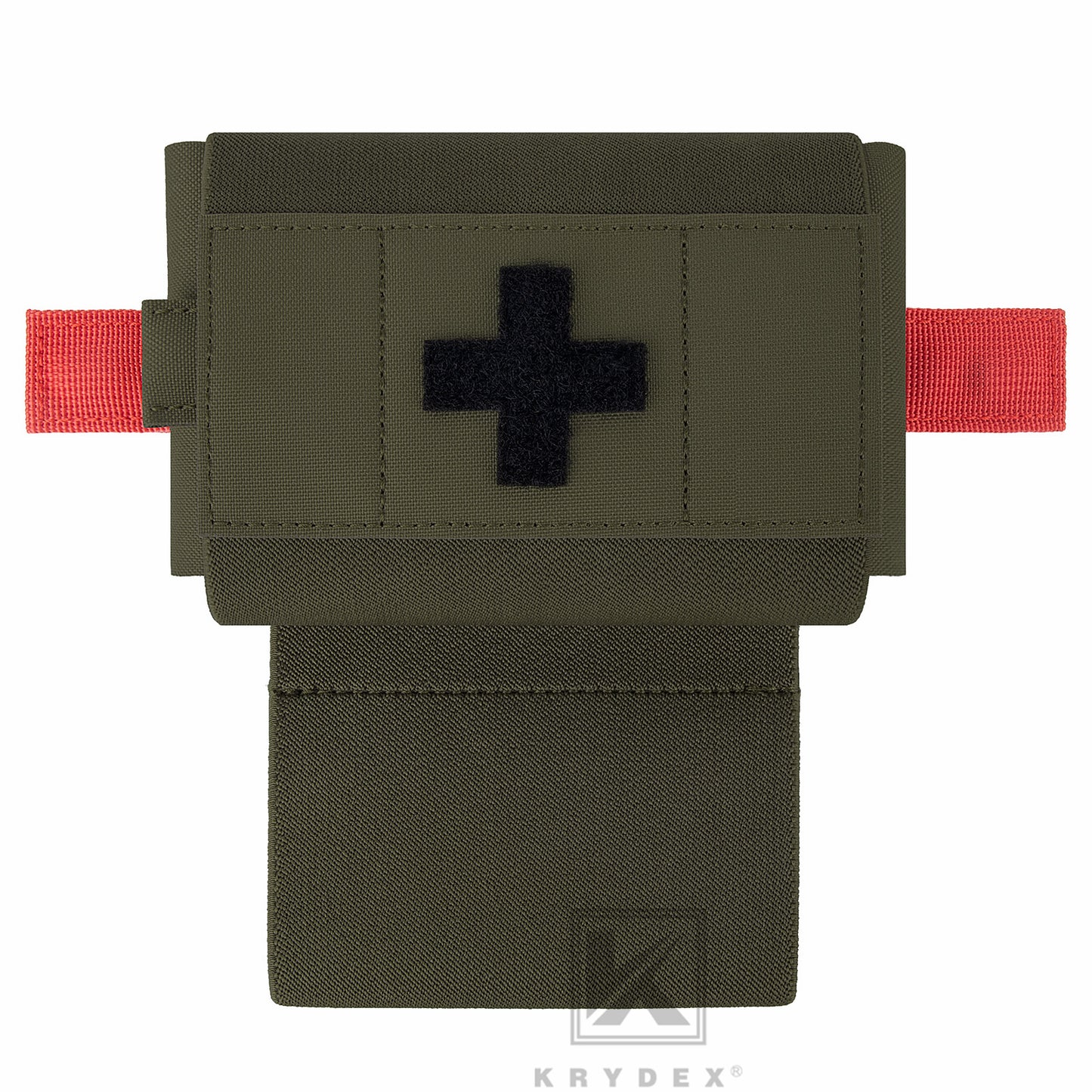 Krydex Tactical Micro Trauma Pouch MED IFAK Kit First Aid Insert Medical Holder Removable Tourniquet Holder MOLLE & Belt Compatible