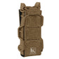 Krydex Tactical 9mm Magazine Pouch Open Top Pistol Mag Carrier Rapid Access MOLLE Compatible