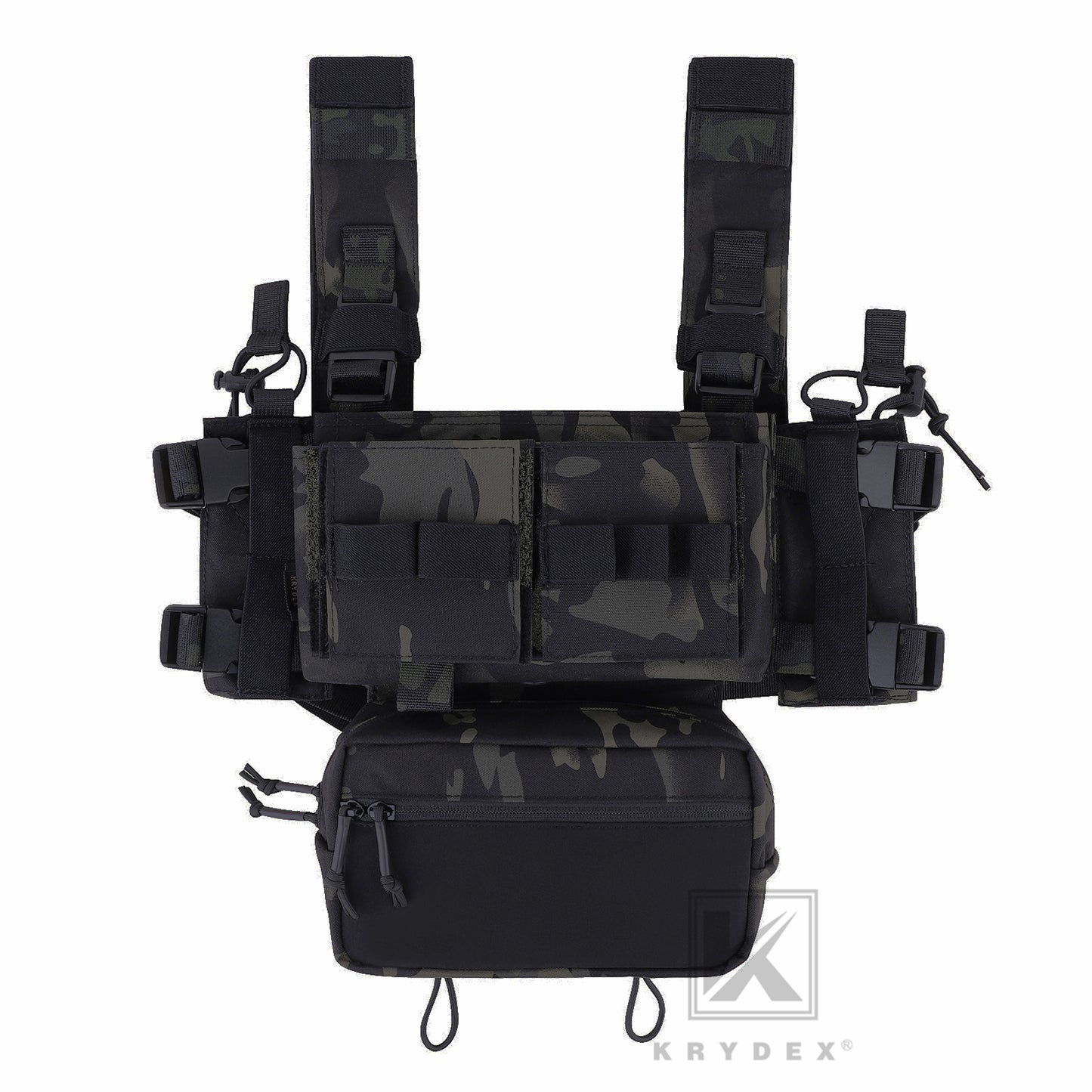 KRYDEX MK3 MK4 Micro Fight Chassis Modular Chest Rig Lightweight Tactical Vest With Magazine Pouches
