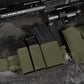 Krydex Tactical Double 9mm & 5.56 Magazine Pouch Mag Holder Duty Belt & Molle Compatible