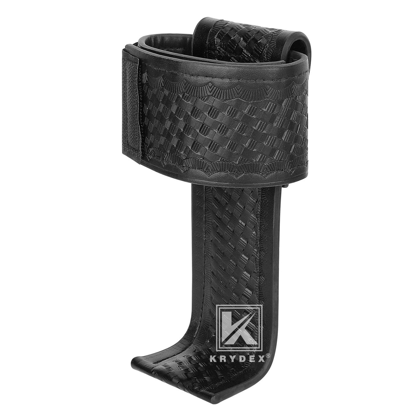 Krydex L-Style Universal Radio Holster Basketweave Two Way Radio Case Holder Fits For Motorola Kenwood 2” & 2.25” Duty Belt Carrier for First Responders